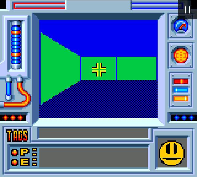 Faceball 2000 - Game Gear game screenshot (1993) by Riverhill Soft